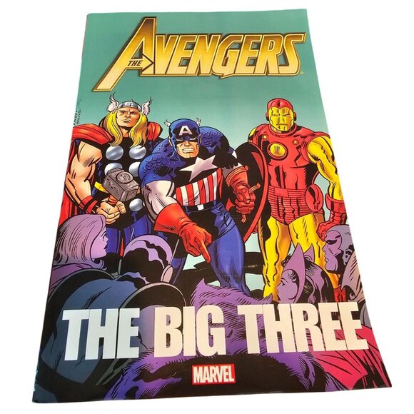 Marvel Comics The Avengers The Big Three TPB Trade Paperback Book Graphic Novel - Picture 1 of 9